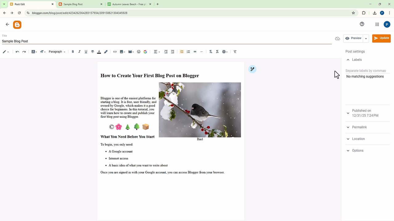 Blogger 9 Upload Image