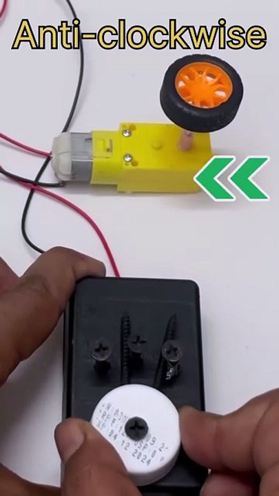 Homemade motor direction changer #diy #dcmotor