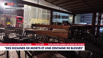 Incendie dans un bar d'une station de ski en Suisse : Des  dizaines de morts et une centaine de blessés dont des très graves