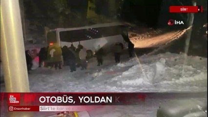 Siirt’te kar ve tipiye karşı zamanla yarış