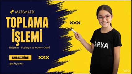 (+) Toplama İşlemi Bu Kadar Kolay - Aryadan Öğren