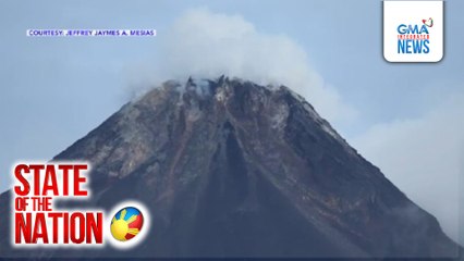 Babala sa Bulkang Mayon, itinaas ng PHIVOLCS sa alert level 2; ilang aktibidad malapit sa bulkan, ipinagbawal | SONA