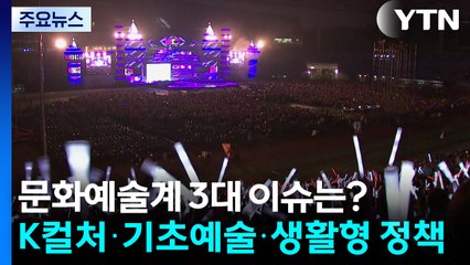 문화예술계 3대 이슈는?...K컬처·기초예술·생활형 정책 / YTN