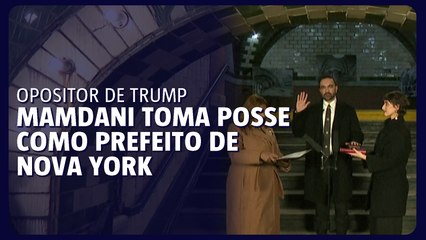 Mamdani, opositor de esquerda de Trump, toma posse como prefeito de Nova York