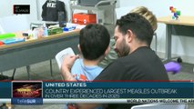 United States experienced largest measles outbreak in over three decades in 2025