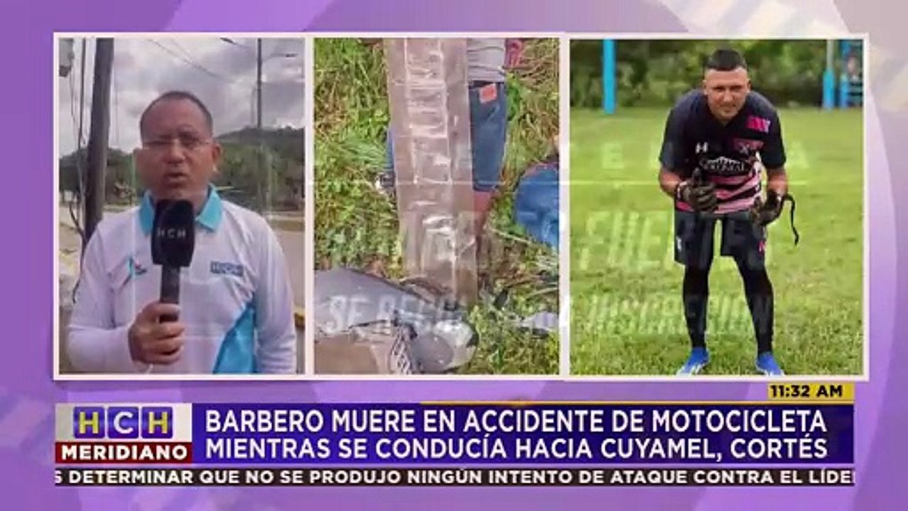 Barbero se accidenta y muere en Cuyamel, Cortés