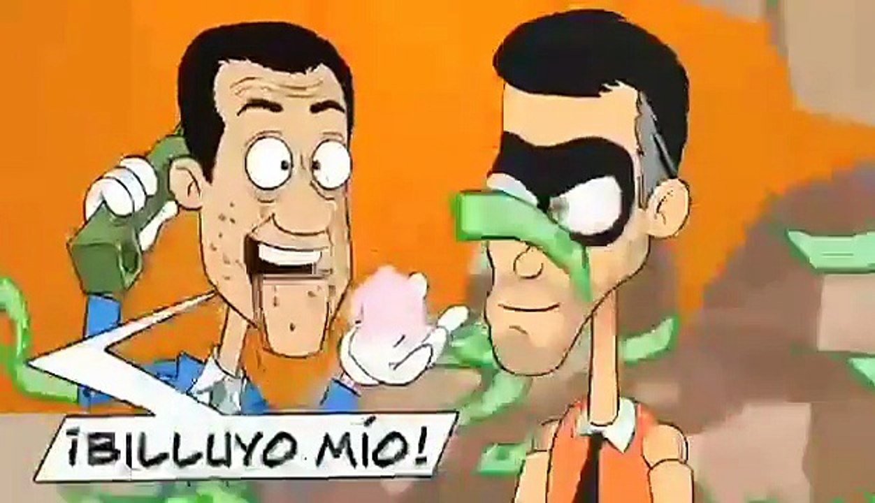 SúperBigote, capítulo 9: Contra el Monstruo de la Inflación (comiquita, dibujo animado)