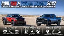 Ram 2027: TRX & Power Wagon mit V8 & Diesel-Power im Detail