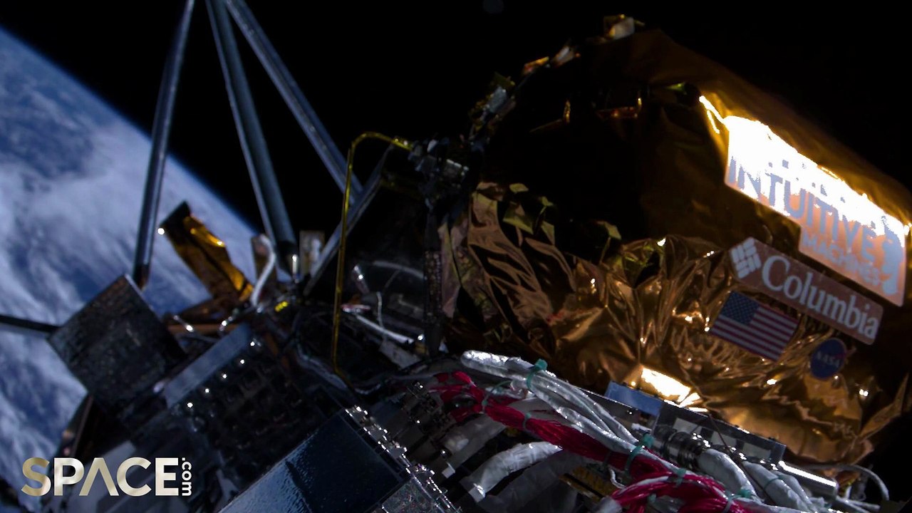 Intuitive Machines Lunar Lander Captures Amazing Views Of Earth After SpaceX Launch