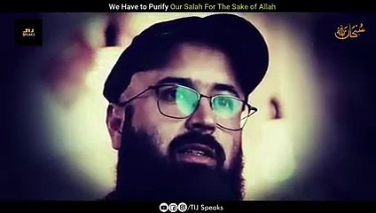 We Have to Purify Our Salah For The Sake of Allah By Tuaha Ibn Jalil Life Changing Bayan- Youth Club