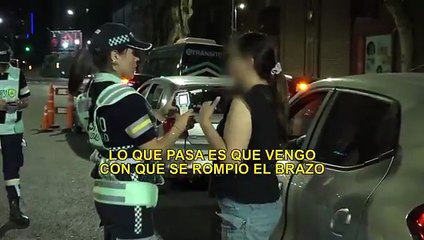 Las insólitas excusas en los controles de alcoholemia de año nuevo