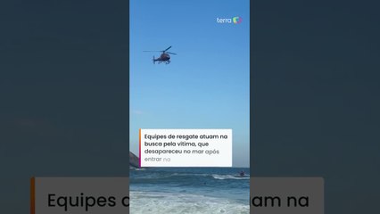 Afogamento no Leme deixa uma pessoa desaparecida no Rio #shorts