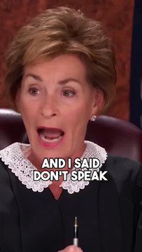 Judge Judy Shuts Down This Motormouth in Her Courtroom