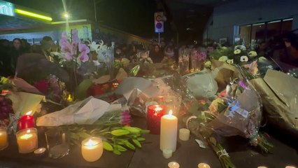 Vigilia por las víctimas del incendio en la estación de esquí en Suiza