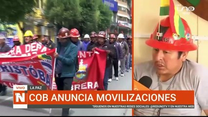 COB anuncia movilizaciones