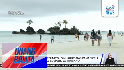 Maraming bakasyunista, sinusulit ang pananatili sa Boracay bago bumalik sa trabaho | Unang Balita