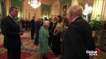Queen Elizabeth holds reception for business leaders at Windsor Castle