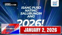 Unang Balita sa Unang Hirit (Part 1): JANUARY 2, 2026 [HD]
