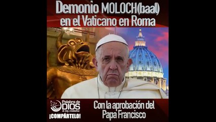 PAPA “En nuestros talleres artísticos satánicos”.