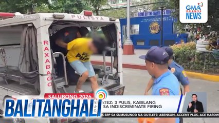 PNP Chief PLTGen. Nartatez - 3 pulis, kabilang sa mga inaresto dahil sa indiscriminate firing nitong salubong 2026 | Balitanghali
