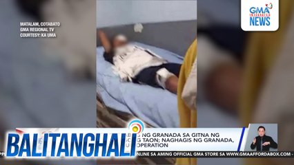 22, sugatan sa pagsabog ng granada sa gitna ng pagsalubong sa Bagong Taon; naghagis ng granada, napatay sa hot pursuit operation | Balitanghali
