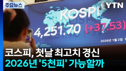 새해 첫날부터 사상 최고치 경신 코스피...올해 전망은? [앵커리포트] / YTN