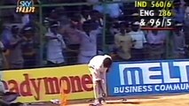 Neil Fairbrother 9 off 33 Balls 46 Mins 1 Four vs India 2nd Test at Chennai, Feb 11 1993