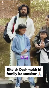 Riteish Deshmukh & Genelia Deshmukh return from their New Year vacation with sons, spotted at the airport