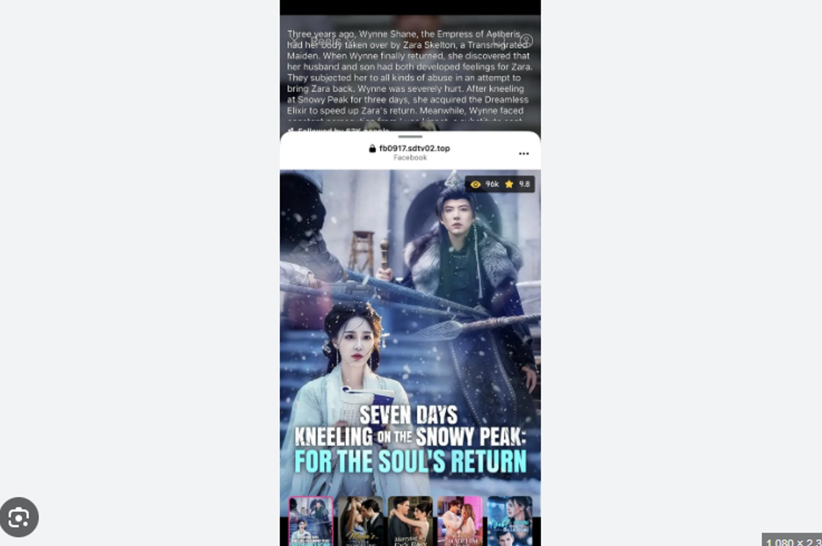 SEVEN DAYS KNEELING ON THE SNOWY ON THE SNOWY PEAK OR THE SOUL'S RETURN. DRAMA MOVIES ENGLISH S