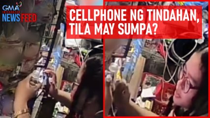 Cellphone ng tindahan, tila may sumpa? | GMA Integrated Newsfeed