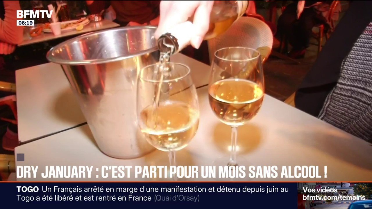 Dry January: après les fêtes de fin d'année, coup d'envoi du mois sans alcool