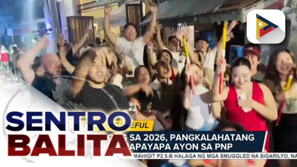 Pagsalubong sa 2026, pangkalahatang naging mapayapa ayon sa PNP