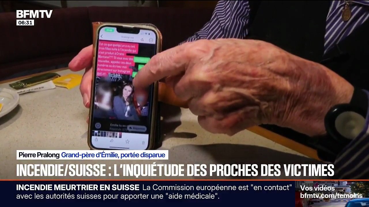 Incendie en Suisse : Où sont passés ces  jeunes français qui étaient en Suisse, à Crans-Montana et qui sont portés disparus depuis le soir du réveillon ?  Les familles publient des appels sur les réseaux