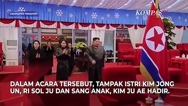 Jarang Terlihat! Kim Jong Un dan Istri Hadiri Perayaan Tahun Baru 2026 di Korea Utara