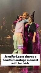 Jennifer Lopez shared an emotional New Year’s Eve moment as she welcomed 2026 onstage with twins Emme and Max during the opening night of her Up All Night Live in Las Vegas residency
