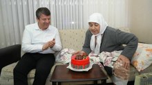 Adıyaman Belediye Başkanı Tutdere'den 87 yaşındaki hemşehrisine doğum günü sürprizi