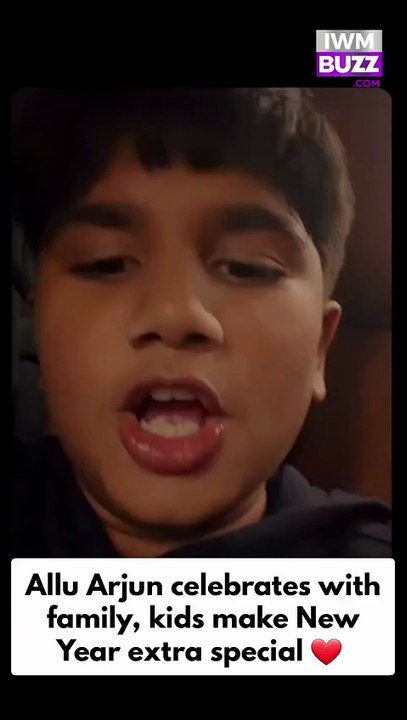 Allu Arjun welcomed the New Year with a heartwarming celebration alongside wife Sneha Reddy and their children. The family’s festive moments left fans smiling