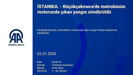 İBB geleneği bozmadı yeni yıla metrobüs yangını ile girdi