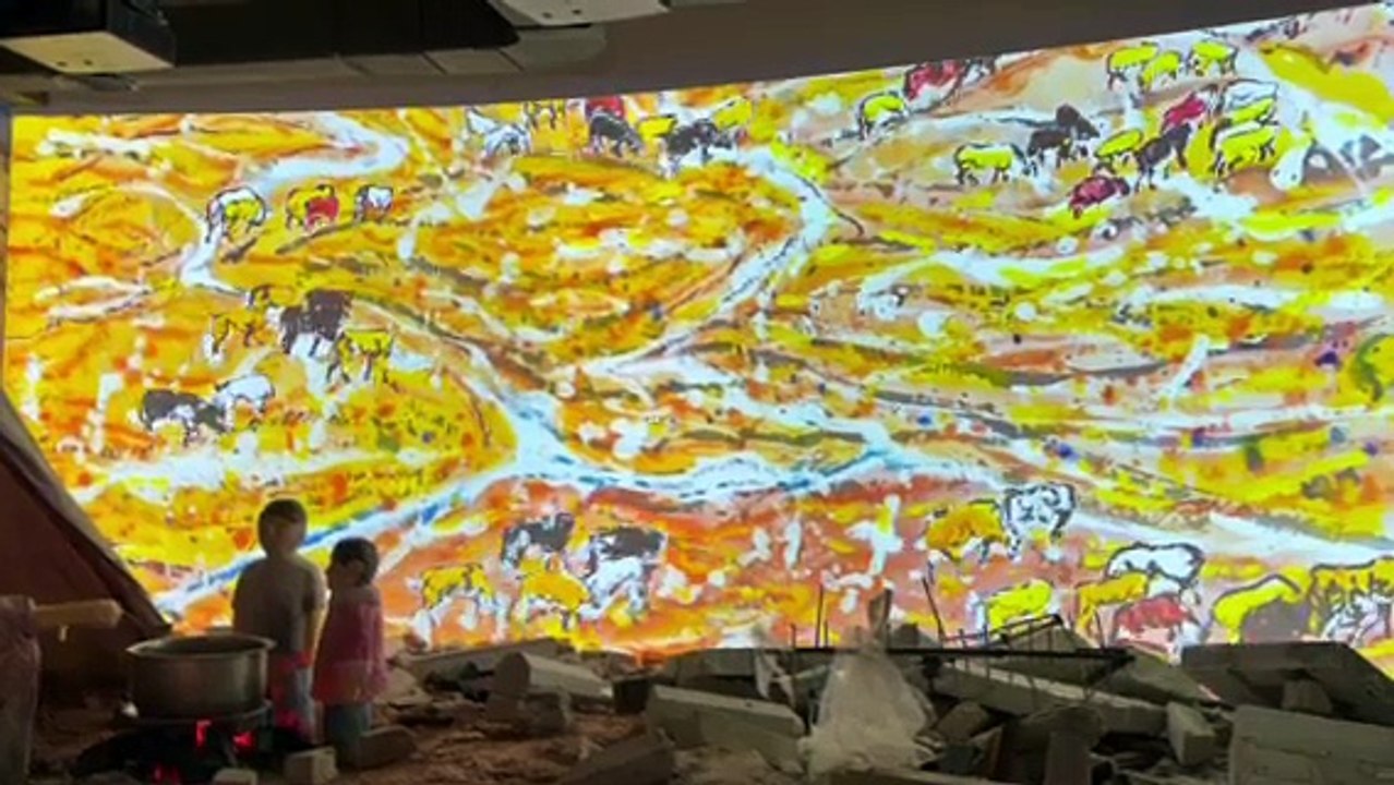 A view of the Lin Xiang Xiong art gallery