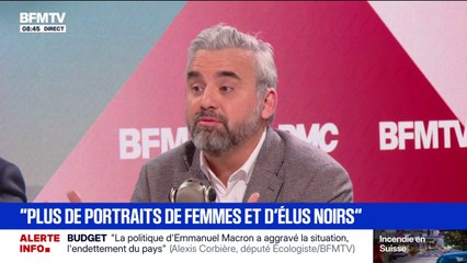 "Notre histoire doit être transmise à l'image de ce que nous sommes dans notre réalité": Alexis Corbière souhaite voir plus de portraits de femmes et d'élus noirs à l'Assemblée nationale