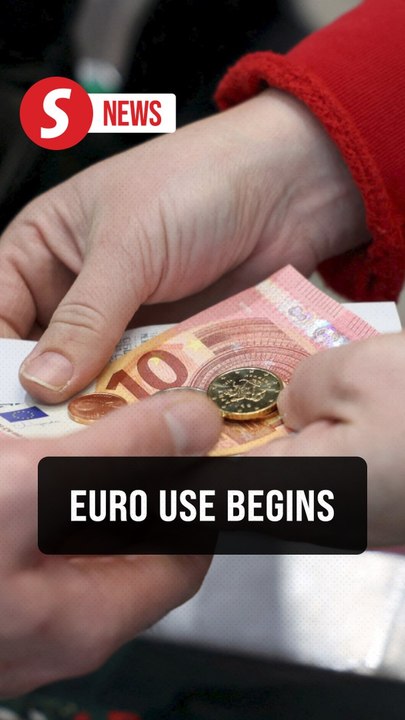 Bulgaria celebrates entry into euro zone, lev currency banished into history
