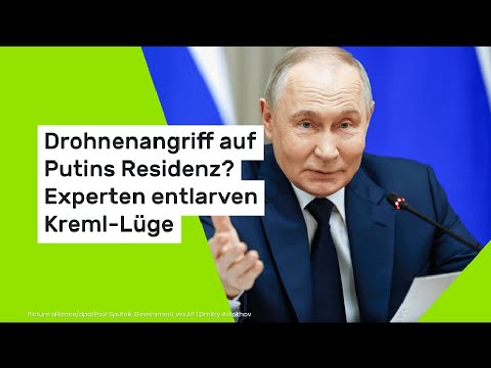 Drohnenangriff auf Putins Residenz? Experten entlarven Kreml-Lüge