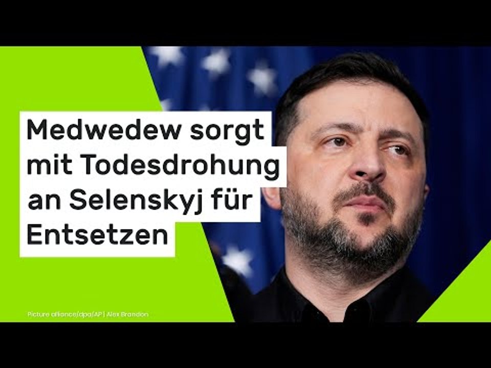 Medwedew sorgt mit Todesdrohung an Selenskyj für Entsetzen