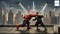 Hulk vs Red Hulk – Ultimate Rage Battle in the City