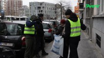Des jeunes molenbeekois qui se sont mobilisés pour nettoyer les rues ce 1er janvier