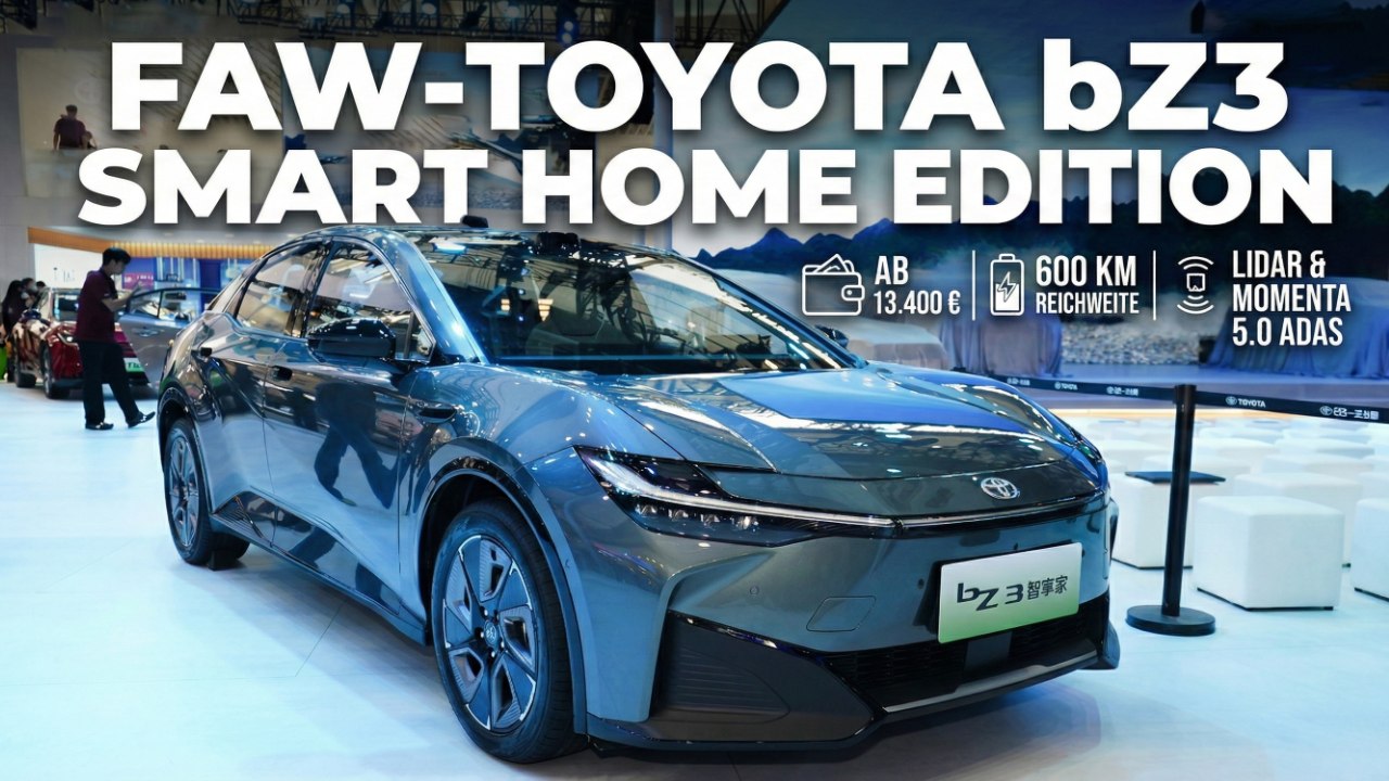 2026 Smart, stark & günstig: Der neue FAW-Toyota bZ3 im Überblick