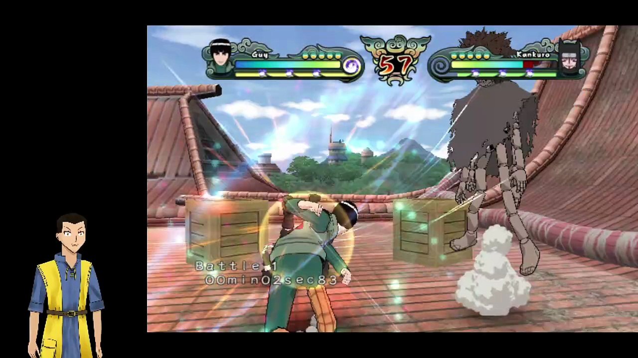 Naruto Clash of Ninja Revolution 2 (Dolphin) Might Guy Time Attack run!
