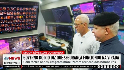 Governo do RJ diz que é positivo resultado da segurança na virada de ano