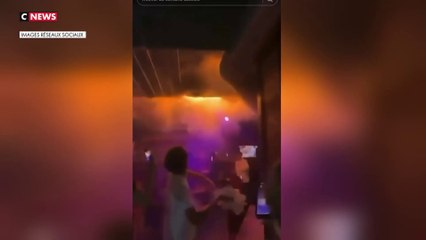 La vidéo du début de l'incendie à Crans-Montana