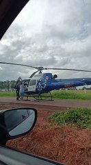 Condutor recusa etilômetro após acidente que mobilizou helicóptero do Samu na PR-082